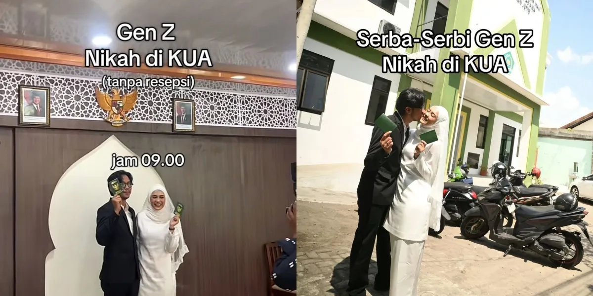 Gen Z Wedding Portrait, Morning Ceremony at KUA - Afternoon Coffee at the Cafe