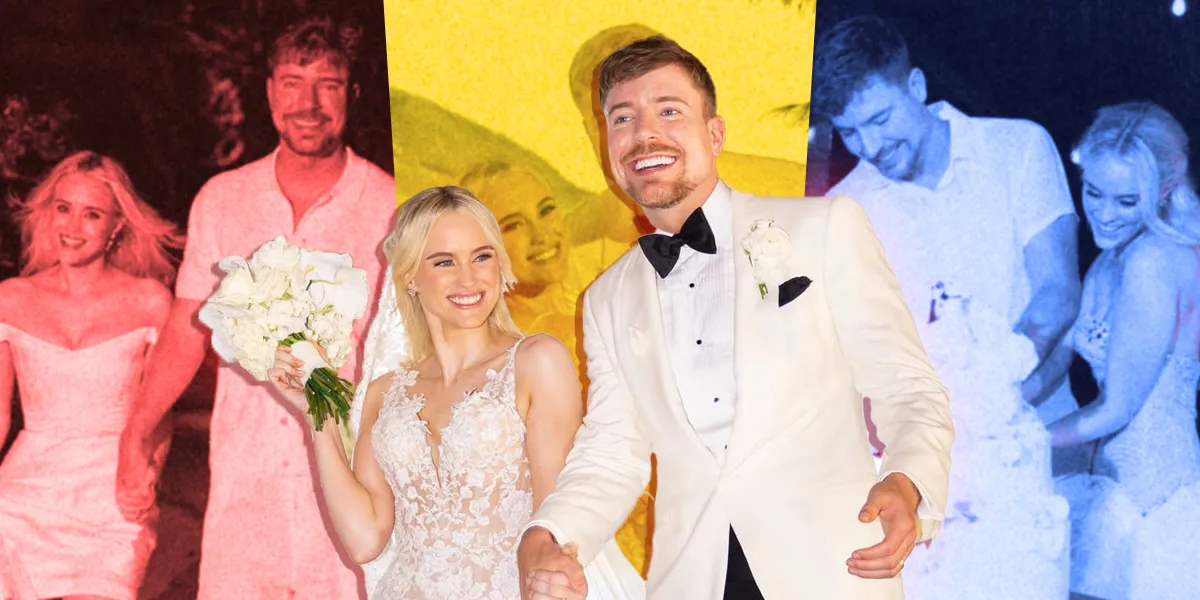 Portrait of MrBeast and Thea Booysen's Wedding, Held Simply and Away from the Spotlight