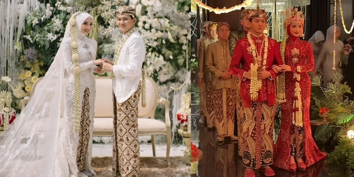 Portrait of Influencer Anselma Putri and Dinis Alvaro's Wedding, Carrying Sundanese Customs - Holding the Ceremony Outdoors!