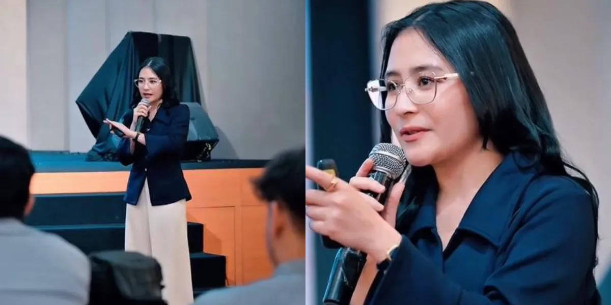 Portrait of Prilly Latuconsina's Preparation Before Starting to Teach at Campus, Not Missing Breakfast and Coffee in the Morning