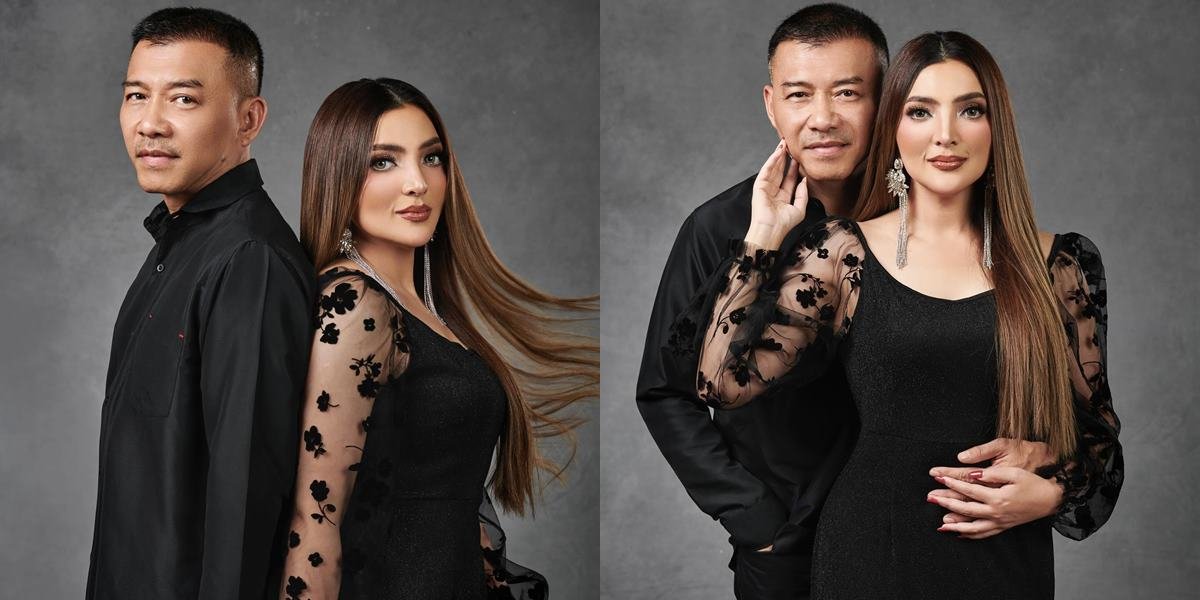 Latest Photoshoot Portrait of Ashanty & Anang Hermansyah, All in Black - So Romantic!