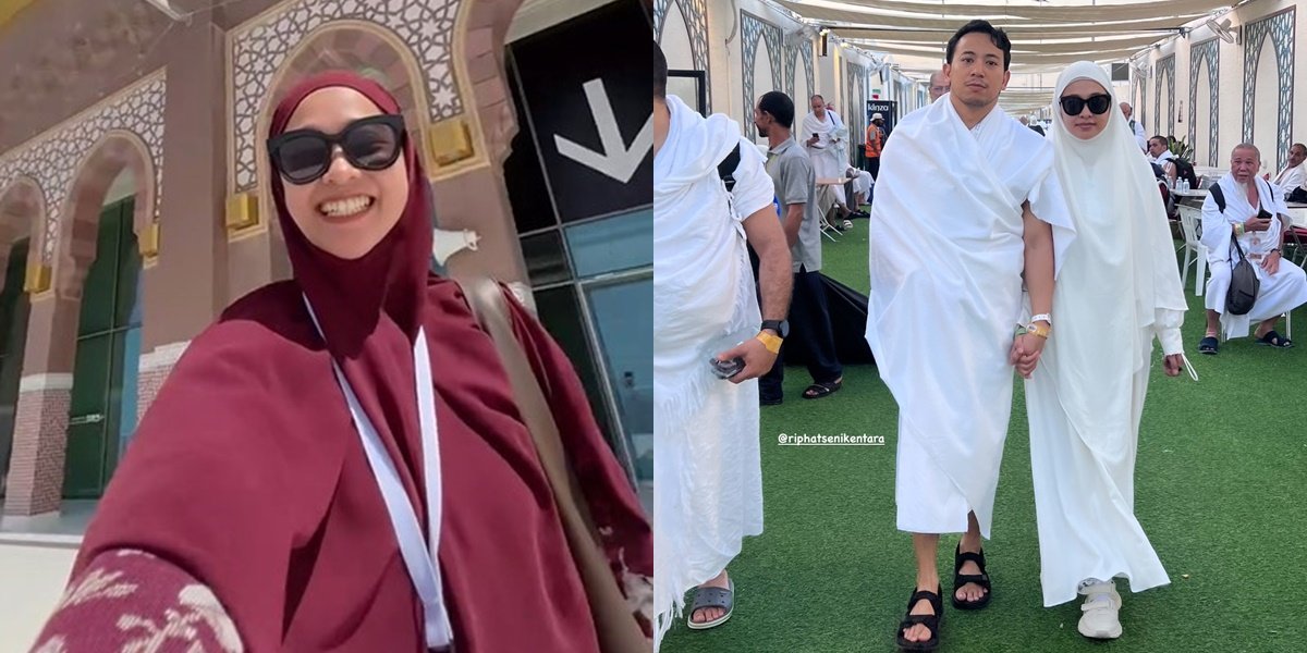 Portrait of Poppy Bunga Happy During Hajj, Admits to Crying Because She Feels Ashamed