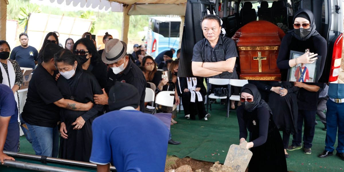 Portrait of the Funeral Process of the Late Father of Angelina Sondakh, the Family Appears Strong Despite Being Overwhelmed by Grief