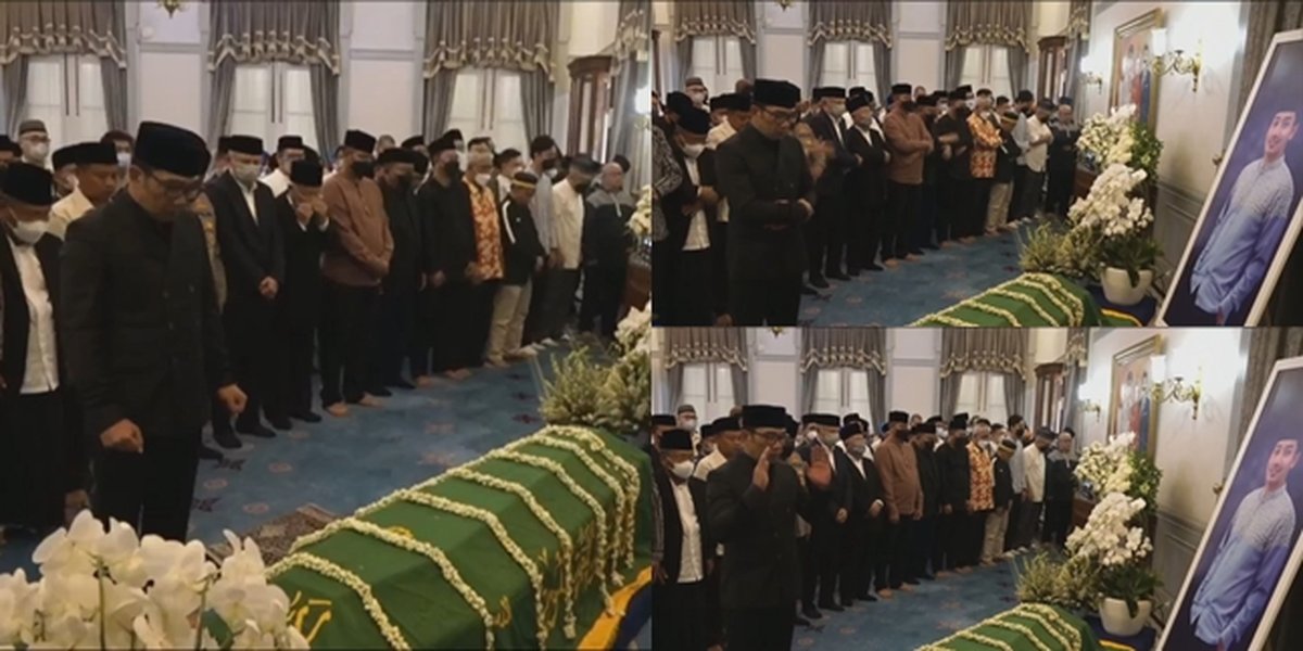 Portrait of the Funeral Process of the Late Eril Kahn, Led Directly by Ridwan Kamil