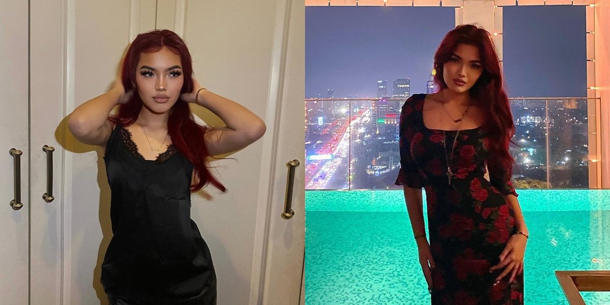 Portrait of Queennara, Liza Natalia's Daughter and Ashanty's Niece, Styled Like Spidegirl with Red Hair Amazes Aurel Hermansyah