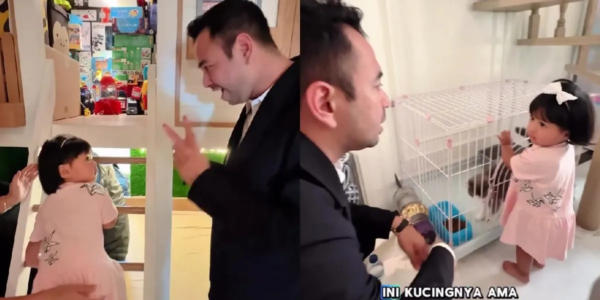 7 Photos of Raffi Ahmad Taking Time to Play with Lily Before Leaving for Out of Town, The Ideal Dad