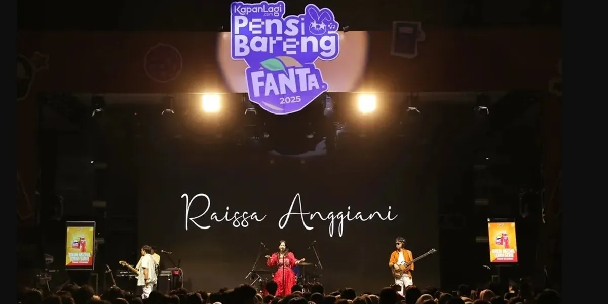 Portrait of Raisa Anggiani Makes the Audience at KapanLagi Pensi Emotional, Closing Romantic Actions with a Touching Prayer