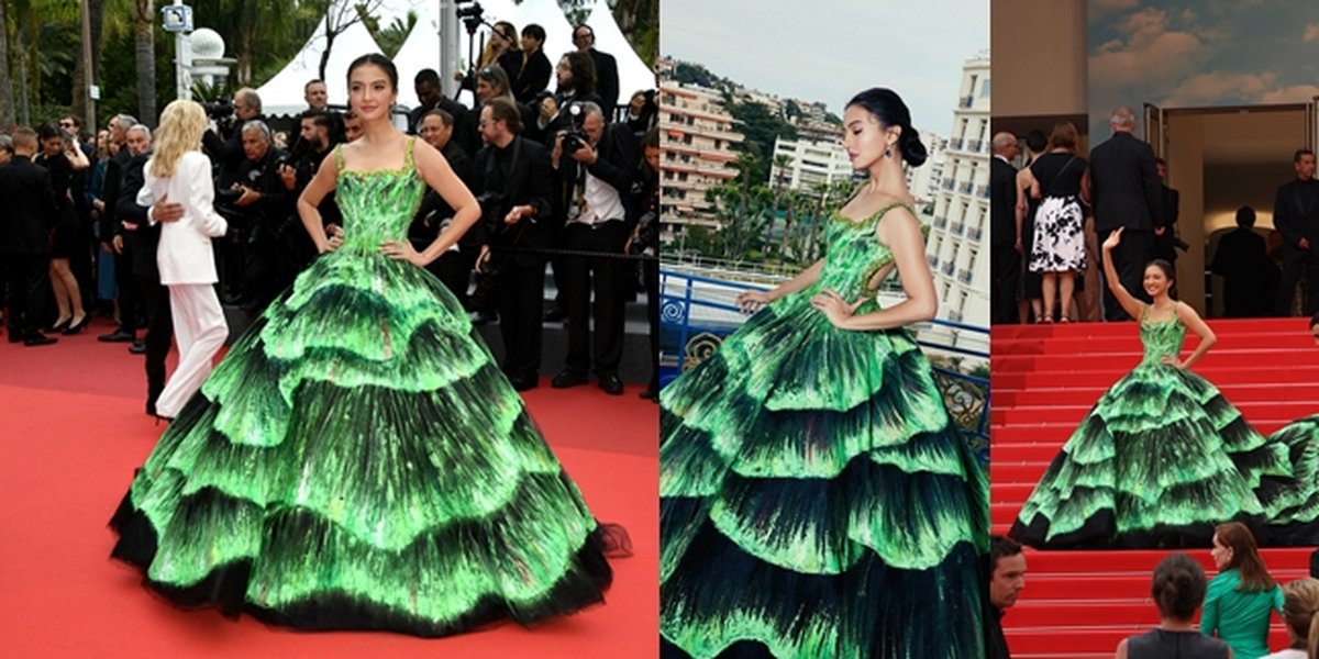 Portrait of Raline Shah's Stunning Appearance on the Cannes 2022 Red Carpet, Beautifully Graceful like a Princess