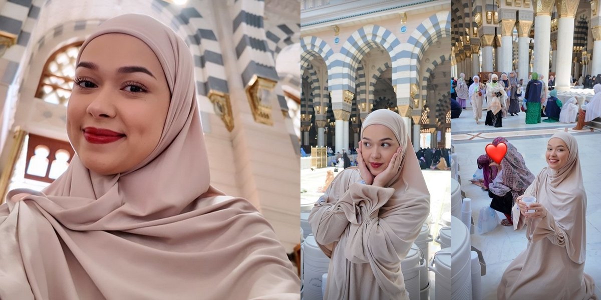 Rebecca Klopper's Portrait Wearing Hijab During Umrah, Stunning - Her Aura Shines
