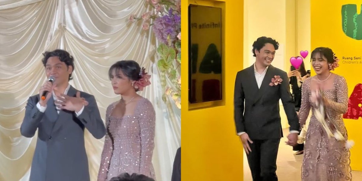 Portrait of the Wedding Reception of Mikha Angelo and Gregoria Mariska Tunjung, The Bride Sang Herself - Attended by Celebrity Friends