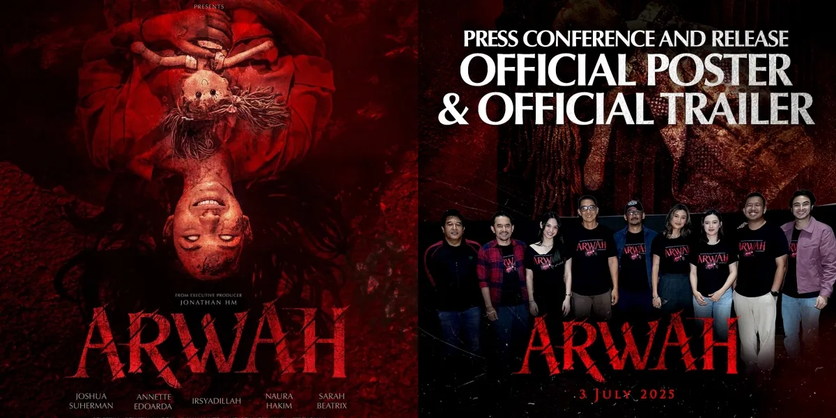 Official Portrait of the Poster & Trailer Launch of the Film 'ARWAH', The Terror of the Youngest Sofi Ready to Keep You Awake!