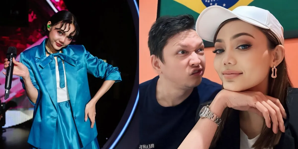 Portrait of Rina Nose, Host of D'Academy 7 with Her Husband, Both Hilarious and Not Pretentious