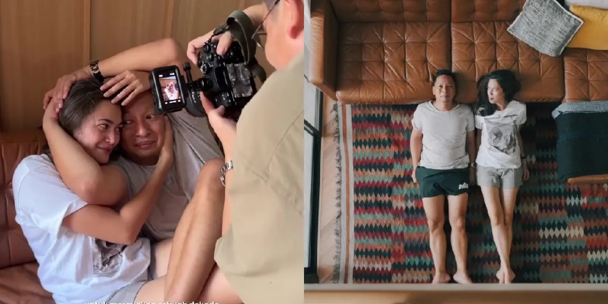 7 Photos of Ringgo Agus Rahman and Sabai Dieter Celebrating 10 Years of Marriage in a Simple Way