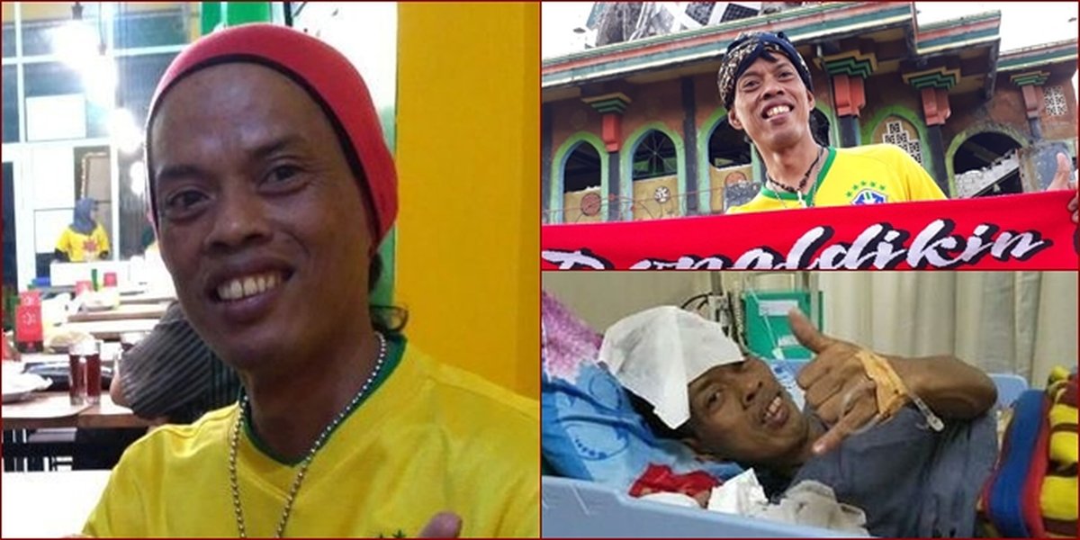 Portrait of Ronaldikin 'Ronaldinho Indonesia' Before His Death