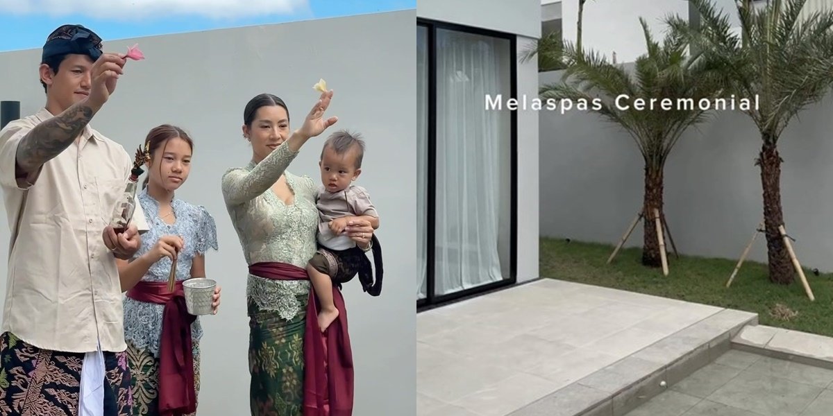 Portrait of Jennifer Bachdim and Irfan Bachdim's New House in Bali, Before Conducting Melaspas Ceremony