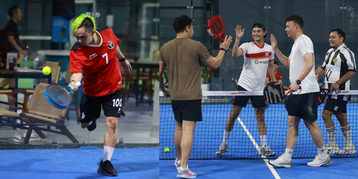 Portrait of Male Celebrities Playing Padel Together, Even Joining the Padelbro Community