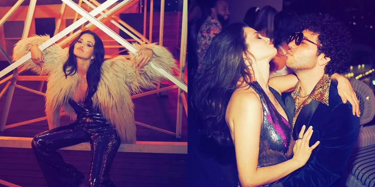 Portrait of Selena Gomez on Her 33rd Birthday, Celebrating with Benny Blanco and Taylor Swift
