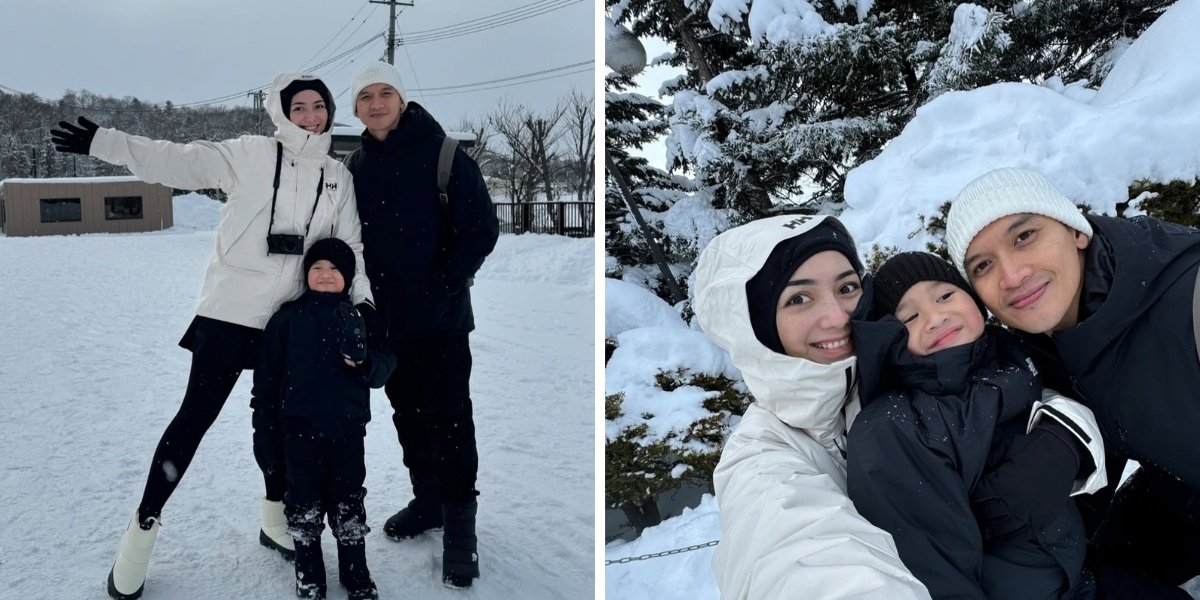 Exciting Portraits of Citra Kirana & Rezky Adhitya's Family at Asahiyama Zoo, Traveling All the Way to Japan to See Penguins!