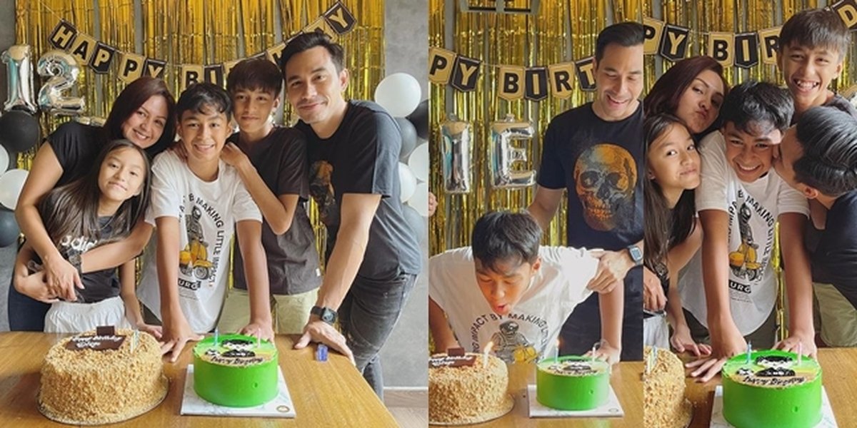 Fun Portraits of Diego, Donna Agnesia's 12th Birthday, Receives Super Affectionate Kiss from Darius