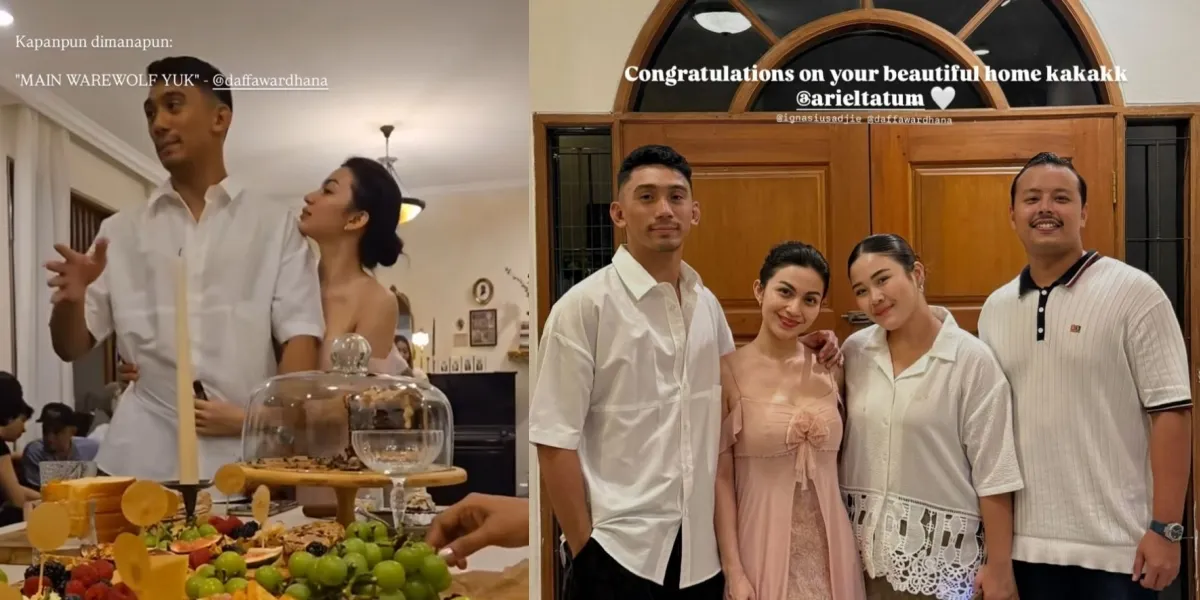 The Fun Portrait of Ariel Tatum's New Home Celebration, Showcasing Romance with Daffa Wardhana