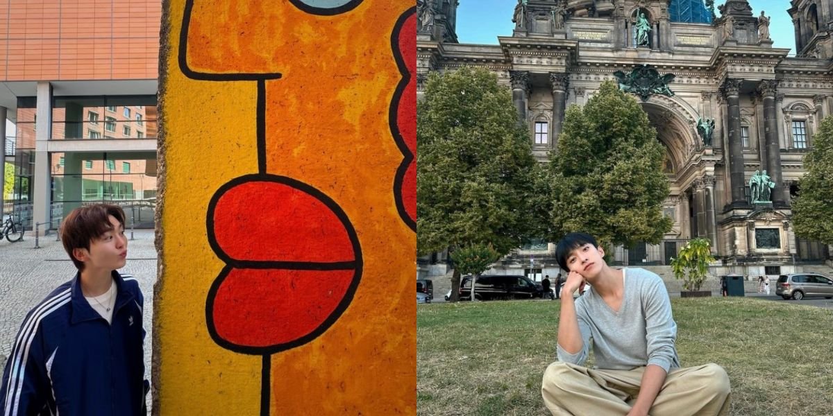 Seventeen's Portrait Strolling Through Berlin Stopping at Iconic Locations Showcasing Various OOTD Styles