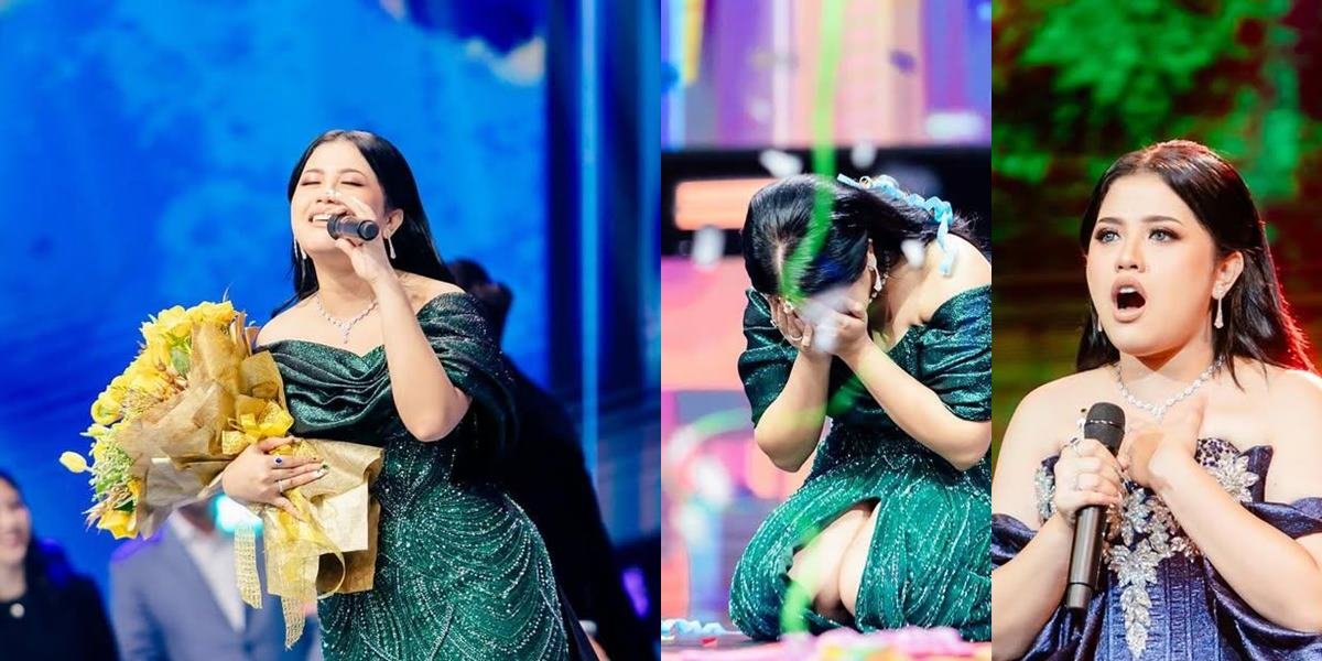 Portrait of Shabrina Leanor, Champion of Indonesian Idol Season 13, Made Maia Estianty Jump on the Table - Received Hundreds of Millions in Prizes