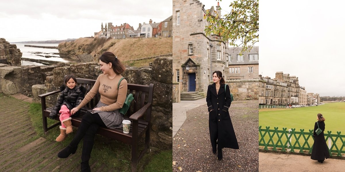 Portrait of Shandy Aulia's Vacation in Scotland, Happy to Enjoy the End of the Year with Claire Herbowo