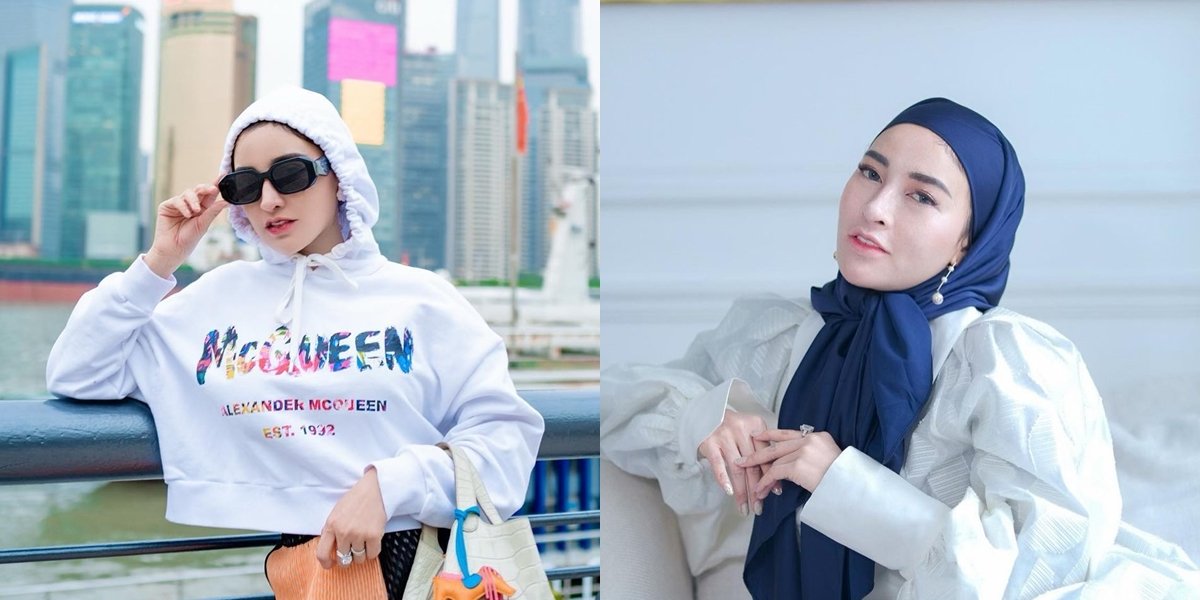 Shandy Purnamasari's Portrait Criticized for Wearing Hijab but Neck is Visible, Netizens Accuse of Showing Aurat