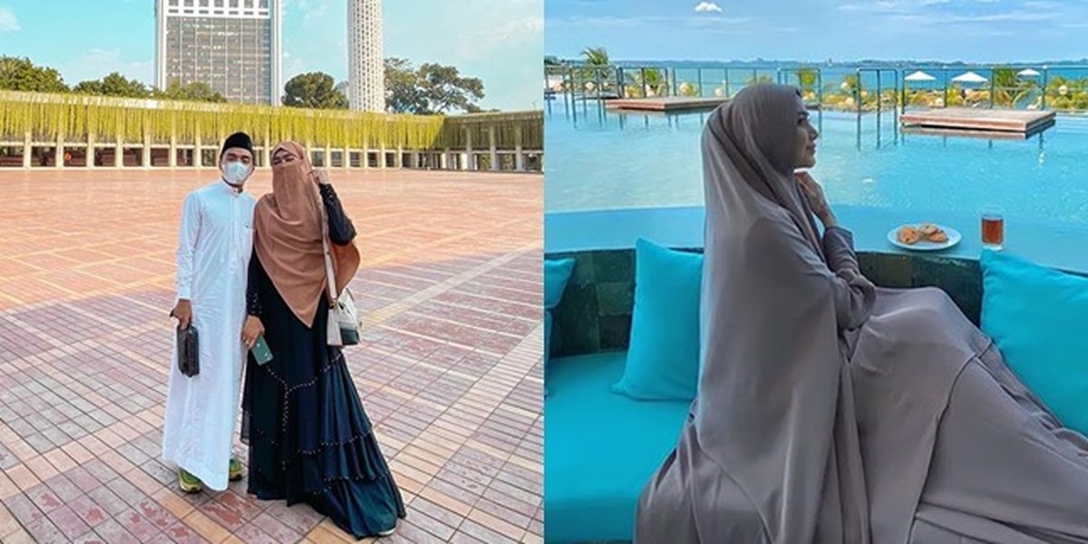 Portrait of Sherel Thalib, Taqy Malik's Wife Who Becomes the Spotlight, Netizens Say Her Hijab Style Resembles a Camel's Hump