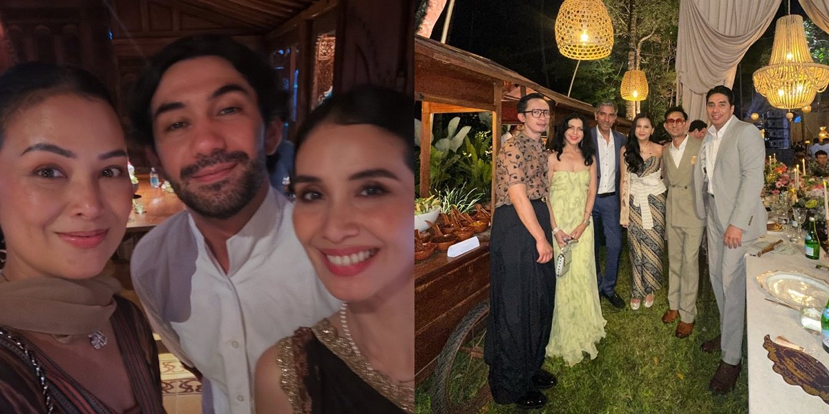 Portrait of Indonesian Film Cinematographers Who Attended the Reception of Luna Maya and Maxime Bouttier, the Bride and Also an Actress and Actor