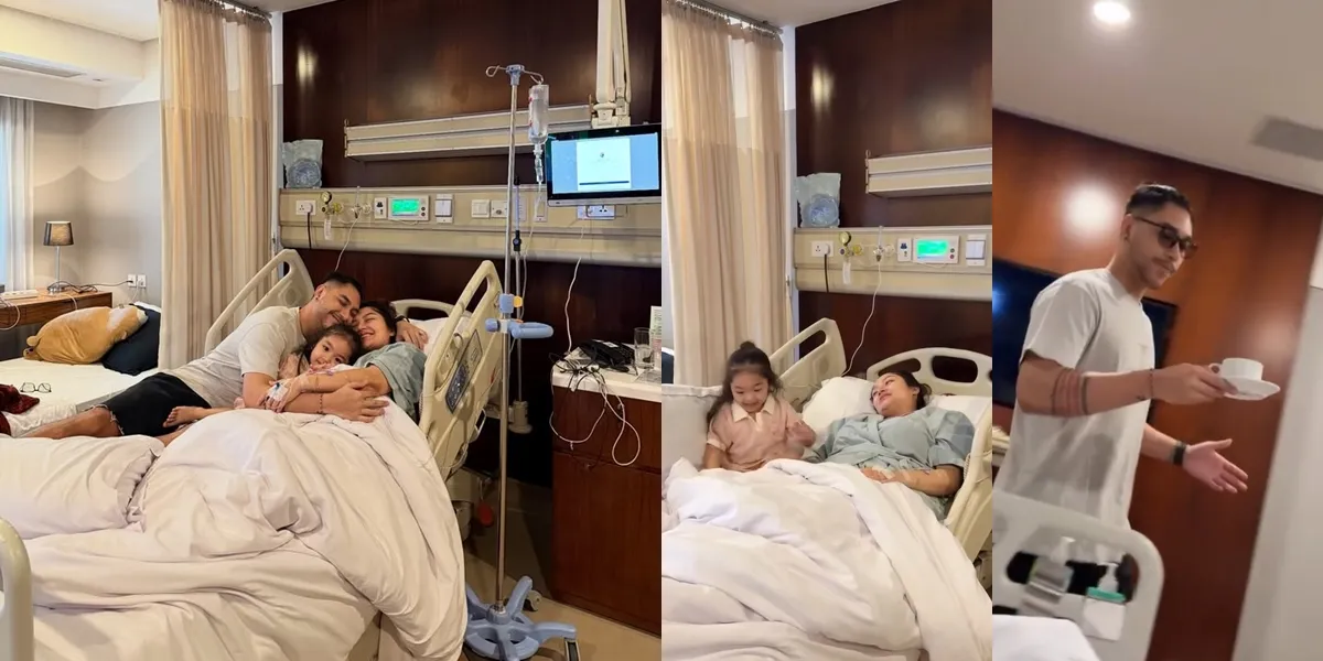 Portrait of Siti Badriah Lying in the Hospital, Krisjiana Setia Cares for and Accompanies Her