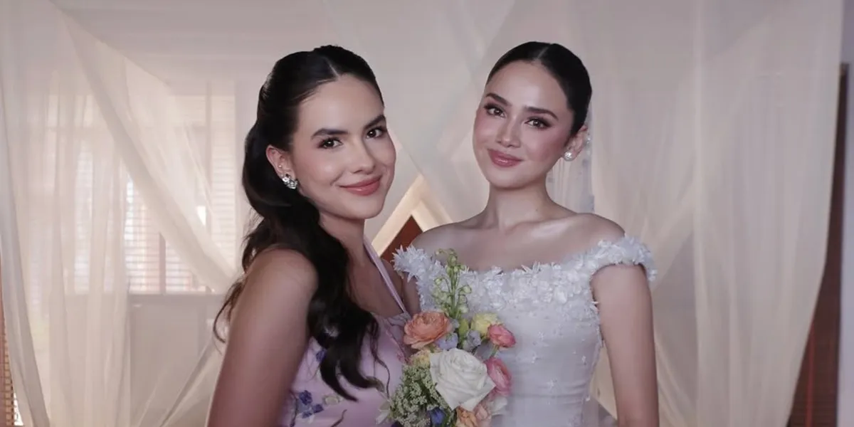 Potret Steffi Zamora di Pesta Resepsi Bali Syifa Hadju & El Rumi, Cantik Keibuan