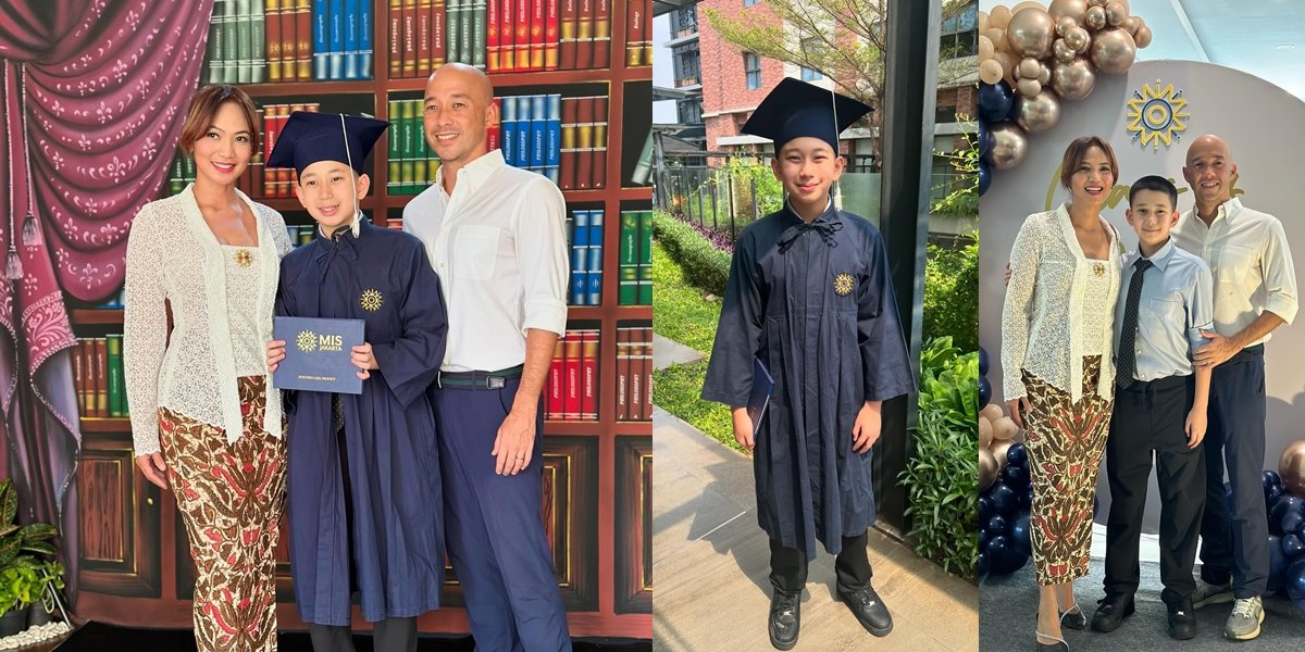 Portrait of Steve, Kinaryosih's Son, Graduating from School - Now Handsome and Brave Teenager