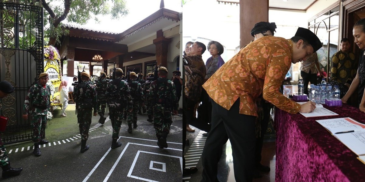 Portrait of the Atmosphere at Mooryati Soedibyo's Funeral Home and the Visitors Who Came, There Will Be a Military Ceremony