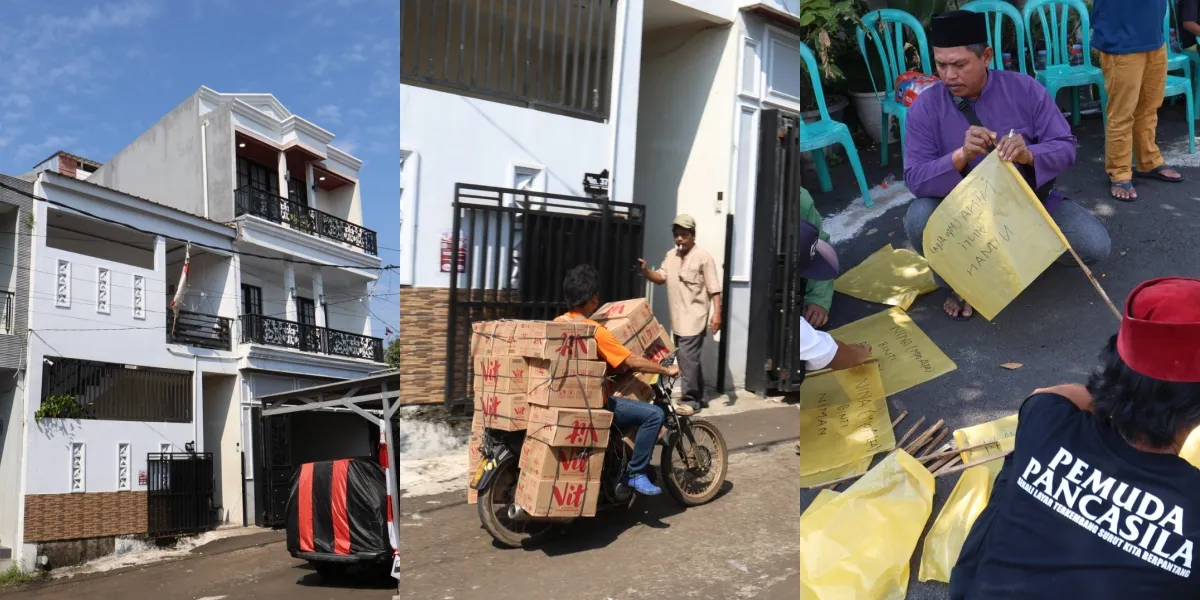 Portrait of the Mourning House of Nina Mpok Alpa, Neighbors Prepare Burial Process