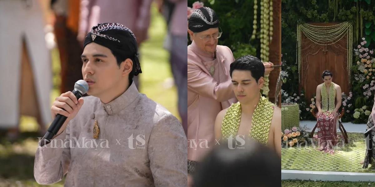 Portrait of Sungkeman and Siraman Maxime Bouttier Ahead of His Wedding with Luna Maya, Extremely Handsome