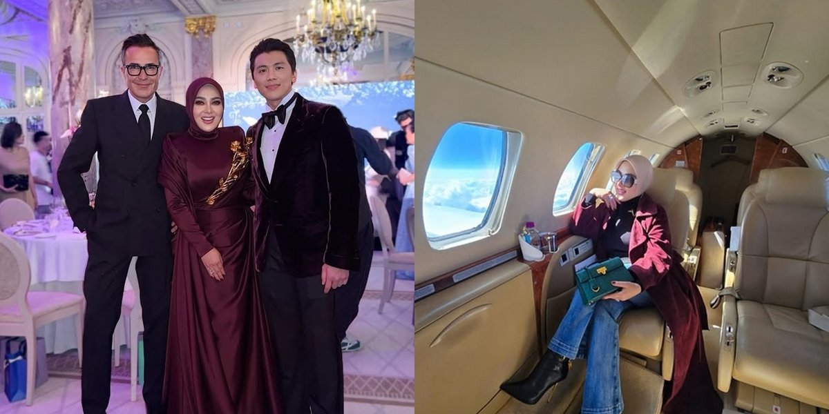 Portrait of Syahrini Attending Gala Dinner in Cannes, Riding a Private Jet - Invited by the Fashion House Hermes