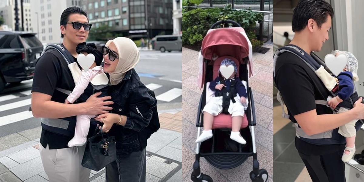 Syahrini's Portrait Continues Vacation in Japan, Accidentally Reveals the Beautiful Name of Baby R