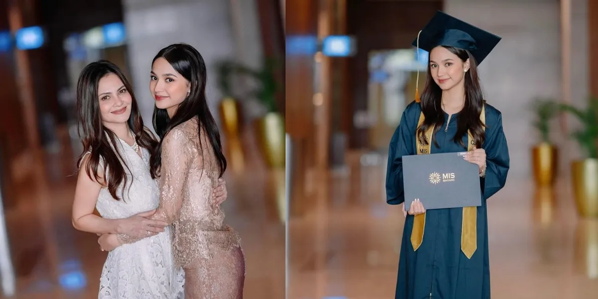 Portrait of Sydney, Cut Tari's Daughter, Graduating from High School, Appearing Flawless and Elegant in Kebaya - Continuing Studies in Communication Marketing