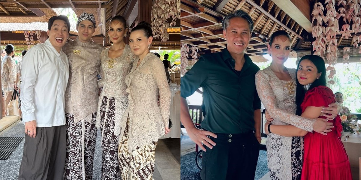 Portrait of Celebrity Guests at the Siraman Ceremony of Luna Maya and Maxime Bouttier, Nirina Zubir Even Willing to Go Out After 2 Months at Home