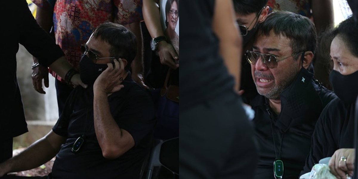 Portrait of Harvey Malaiholo's Broken Tears When His Mother Was Buried, Mourning the Loss of a Loved One Forever