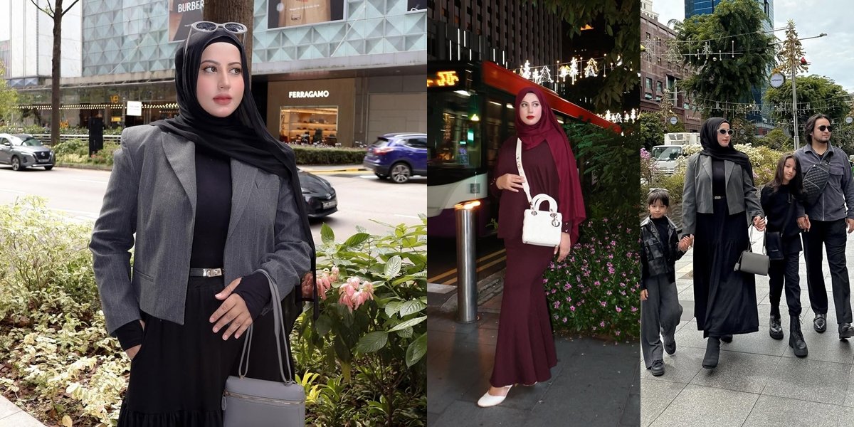 Portrait of Tasyi Athasyia's Vacation in Singapore with Family, Slimmer After Losing 10 Kilograms