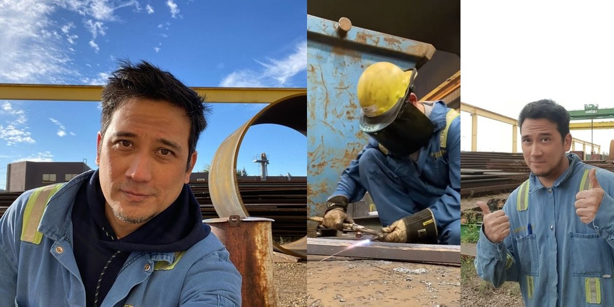 Portrait of Tengku Firmansyah Studying Again at Age 47, Taking Welding Major - Struggling for a Salary Increase