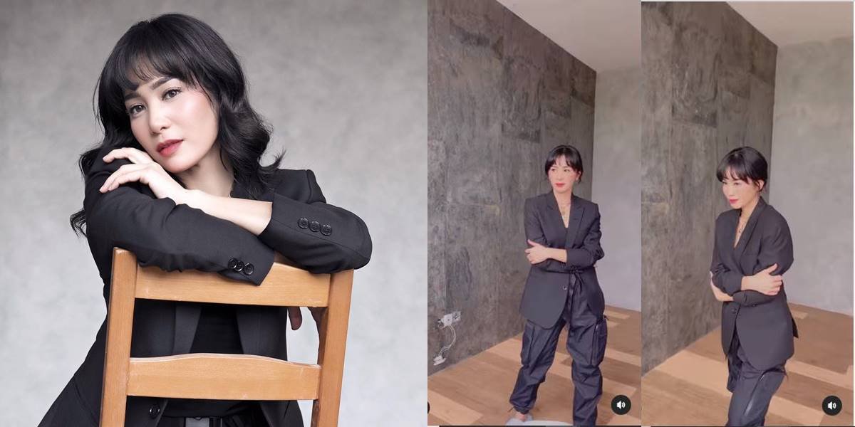 Latest Portrait of Bunga Zainal, Looking More Beautiful in a Blazer, Enchanting Charm Called Korean Artist