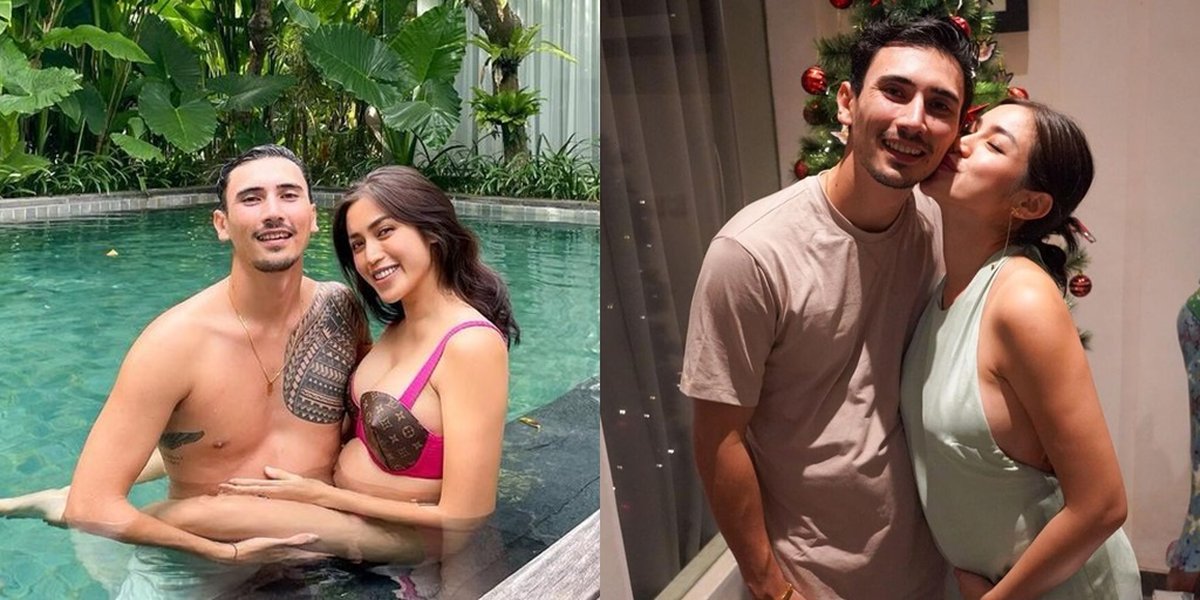 Latest Portrait of Jessica Iskandar's Happiness with Husband, Intimate Together in the Swimming Pool - Vincent Verhaag Holds the Growing Baby Bump