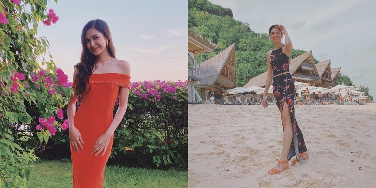 Latest Portrait of Mikha Tambayong Vacationing in Bali, Looking Even More Beautiful in Orange Dress - Slim Body Becomes the Dream of Women