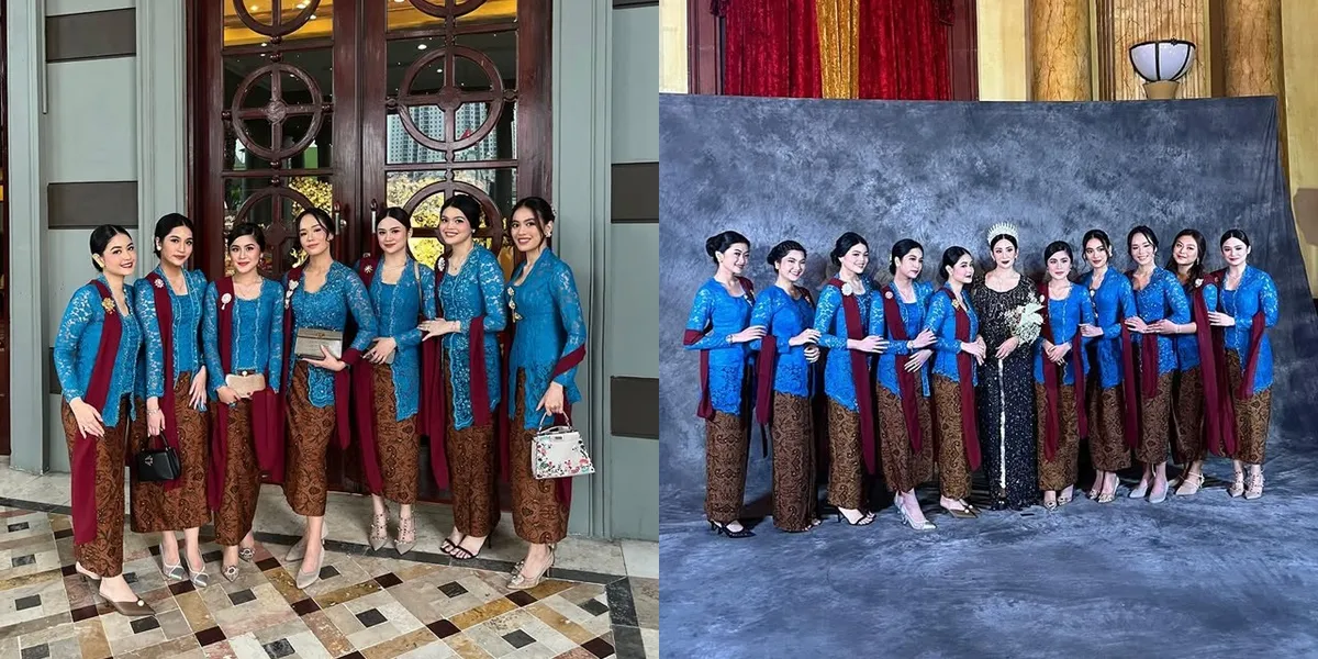 7 Portraits of Tiara Savitri, Mulan Jameela's Daughter, as a Bridesmaid, Elegant