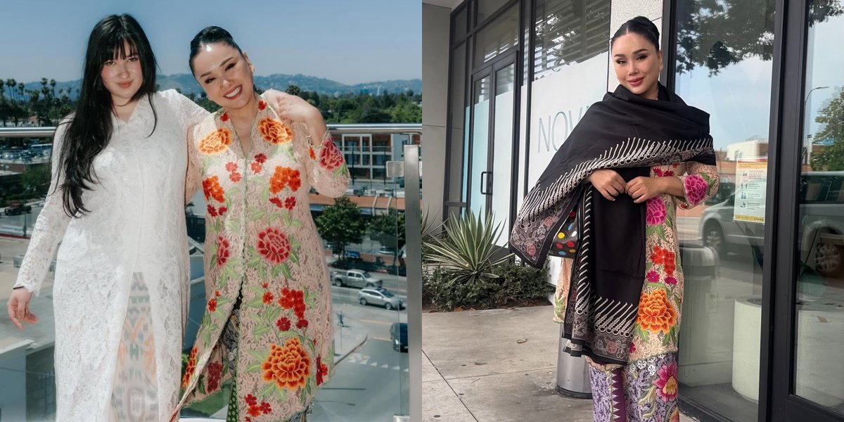 Portrait of Titi DJ Beautifully Dressed in Kebaya at Stephanie Poetri's Wedding, Explaining Why the Daughter Didn't Wear a Ring