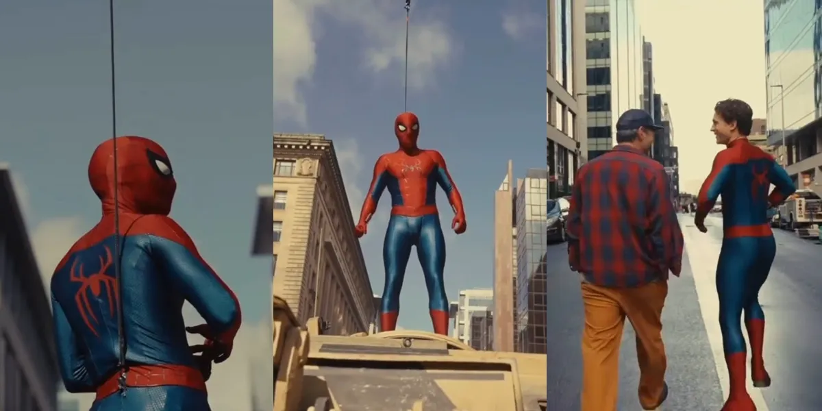 Tom Holland's Enthusiastic and Friendly Portrait While Filming SPIDER-MAN BRAND NEW DAY  