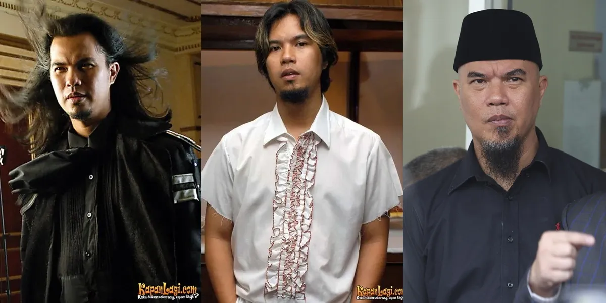 The Portrait of Ahmad Dhani's Transformation Over Time as a Musician, Consistently Sporting a Beard